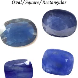 svgaj Ceylon Blue Sapphire Neelam 3 Ratti with Lab Report & Guarantee Certificate Stone Sapphire Ring image 2