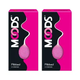 MOODS Ribbed 12s Condoms - Pack of 2-image-50