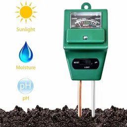 wolblix Soil Moisture Sunlight Ph Test Meter,Soil Tester Meter 3-in-1 Test Kit for Garden Soil Test Kit image 5