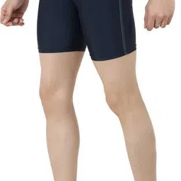 never lose Solid Men Blue Tights image 3