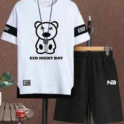 nb nicky boy Printed Men Track Suit image 1