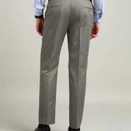 provogue Men Slim Fit Grey Polyester Trousers image 2