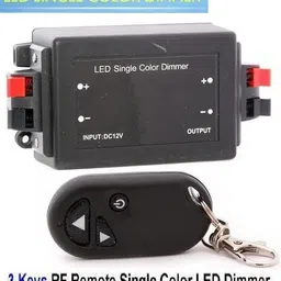 goodsbazaar 12V/24v 8A DC Wireless LED Dimmer Remote Single Color LED Strip Light Controller 8 A Step Dimmer-picture-17