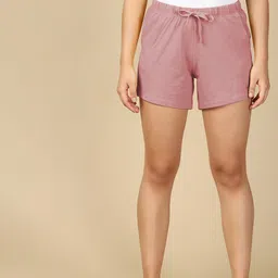 pynk by lux cozi Solid Women Purple Regular Shorts-picture-30