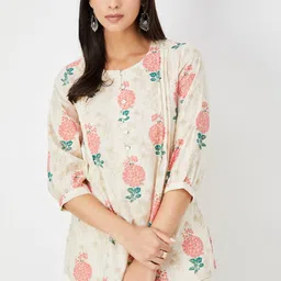 max Women Printed Cotton Blend Straight Kurta-picture-13