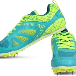 vector x Bolted Running Spike Shoe for Men with Removeable Spike Seagreen Running Shoes For Men-picture-22