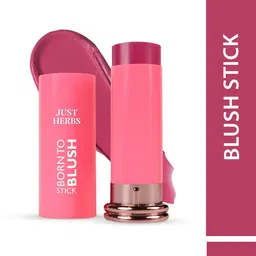 Just Herbs Born To Blush Long Stay Smooth Stick - 14 g Shade 02- Magenta Muse-picture-25
