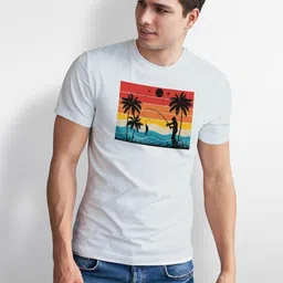 Seekbuylove Men Printed Bio Finish T-shirt image 4