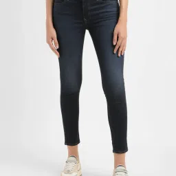 levi's Women's 711 Blue Skinny Fit Mid Rise Jeans image 1