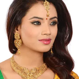 Anouk Gold-Plated Stone Studded Jewellery Set-picture-19