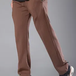 V-Mart Men Cotton Mid-Rise Track Pants image 3
