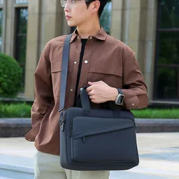 StyleCast Men Two Handles Laptop Bag image 2