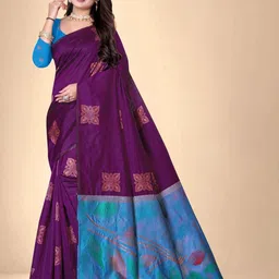 Abhilasha Ethnic Motifs Woven Design Pure Silk Kanjeevaram Saree-image-91