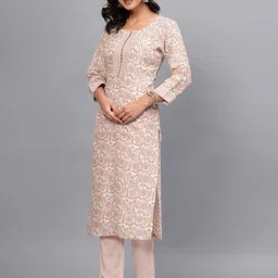 Ethnic Lady Women Viscose Rayon Kurtas-picture-37