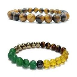 printcorners Set Of 2 Artificial Beaded Elasticated Bracelets-image-32