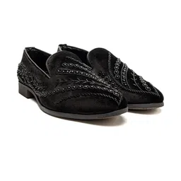 Bold Bunny Men Textured Leather Mules-image-9