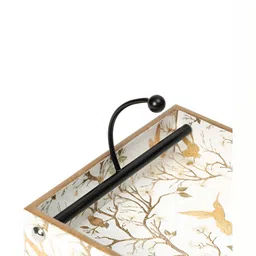 DULI White Printed Tissue Holders image 5