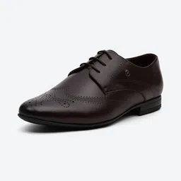 Monte Carlo Men Perforations Leather Formal Derbys image 4