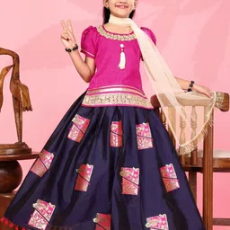 BAESD Girls Ready to Wear Lehenga & Blouse With Dupatta image 5