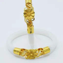 SATTIK Women Set Of 4 Gold-Plated Bangles image 3