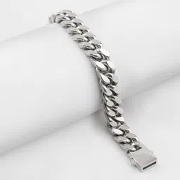 Peora Silver-Plated Stainless Steel Link Bracelet-picture-18