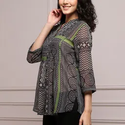 Biba Geometric Printed Kurti image 4