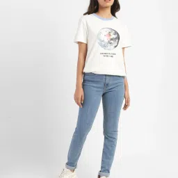 levi's Women's 721 Blue Skinny Fit High Rise Jeans image 1