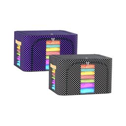 Aura Blue & Black 2 Pieces Regular Drawer Organisers-picture-40