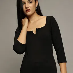 The Roadster Lifestyle Co. Women Scoop Neck Top-picture-14