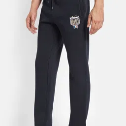 Octave Men Printed Fleece Track Pants image 3