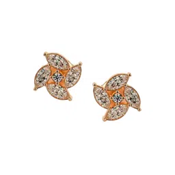VALANOVA 18K Rose Gold Certified 0.66Ct Lab Grown Diamond Earrings-image-40