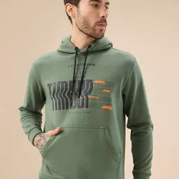 Status Quo Men Printed Hooded Sweatshirt image 5