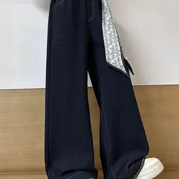 LULU & SKY Girls Wide Leg High-Rise Stretchable Jeans image 5