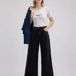 Pepe Jeans Women Cotton Relaxed Fit High-Rise Jeans-image-97
