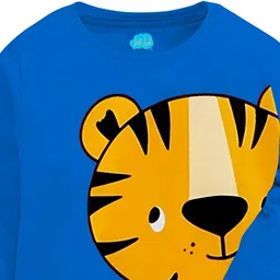 LITTLE LUSH Boys Pack Of 3 Graphic Printed Round Neck Long Sleeves T-Shirts image 2