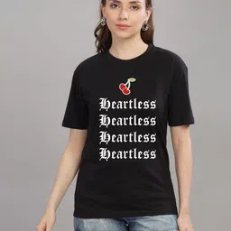 FALTU.CO Women Printed Drop-Shoulder Sleeves Pure Cotton T-shirt-picture-26