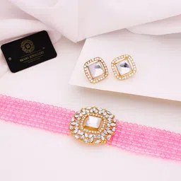 Brado Jewellery Brass Gold-Plated Jewellery Set image 4
