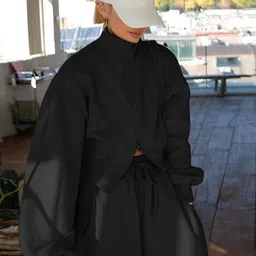 KPOP Women Open Front Jacket-image-27