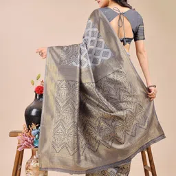 Mitera Woven Desig Banarasi Saree image 5