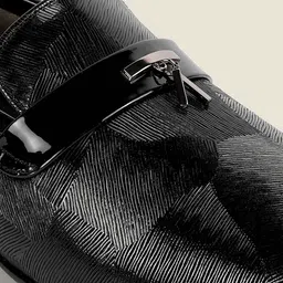 Metro Men Leather Formal Loafers Shoes image 3