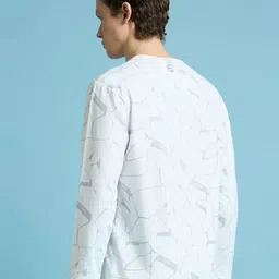 Pepe Jeans Men Abstract Printed Round Neck Cotton Pullover Sweatshirt image 4