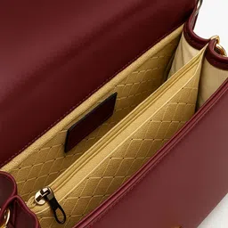 ITALISH Leather Structured Handheld Bag with Quilted image 2