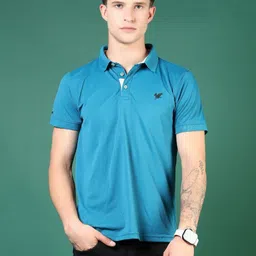 V-Mart Men Solid Polo Collar T-shirt-picture-37