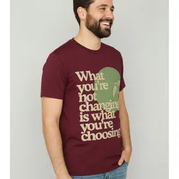 EcoLove Men Printed Dry Tech T-shirt image 3