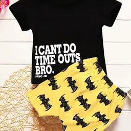 BAESD Unisex Kids Printed T-shirt with Shorts image 5