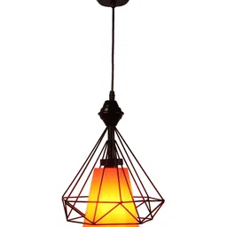 foziq Black Solid Metal Ceiling Pendant Lamp image 5