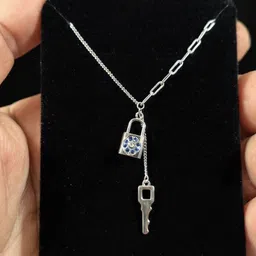 ZOERIA Unisex Sterling Silver Rhodium-Plated Necklace-picture-13