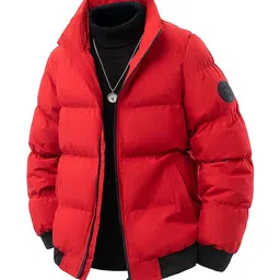 StyleCast x Revolte Mock Collar Puffer Jacket image 2