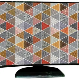 Acoma 18.5 In Computer Monitor Cover for 18.5 inch 22 In Computer Monitor Cover Printed Waterproof - CCs-18-M-TRNGLE-P01 image 2