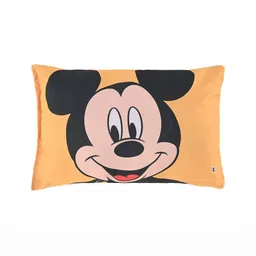 Aura Yellow Cotton Filled Cotton Sleep Pillow-image-27